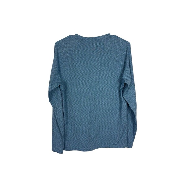 Rhône Long Sleeve Blue Shirt Athletic Workout Size Small Stretch - Picture 2 of 8